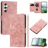 SUNSKY Eleganten etui ovitek za Samsung A36 in A56 5G, Tulipani, Pink | Shoptok.si