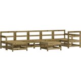  The Living Store Vrtna sedežna garnitura 8-delna impregnirana borovina - Vrtna Sedežna Garnitura, (21452902) | Shoptok.si