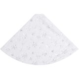 vidaXL Razkošna podloga za novoletno jelko bela 90 cm umetno krzno | Shoptok.si