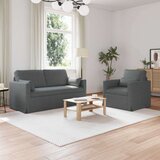 SOFA 2 pcs Tamno siva Metal | shoptok.hr