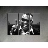  Ručno slikane slike na platnu na platnu POP Art Ray Charles 3-dijelna () | shoptok.hr