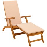  Ležaljka koja se može preklopiti i nagnuti 3 pcs Bež | shoptok.hr