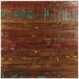 Stolna ploča 70x70x1,5 cm četvrtasta masivno obnovljeno drvo | shoptok.hr