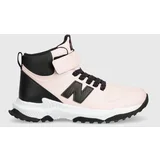 New Balance Otroški zimski usnjeni čevlji PT800TP3 roza barva
