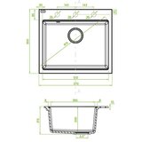 LAVEO TAU SBT 710Y CRNA 570x500/200mm | ePonuda.com