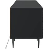  LED TV kabinet Crna Konstruirano drvo | shoptok.hr