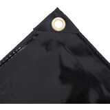 vidaXL Cerada 650 g/m² 3 x 6 m crna | shoptok.hr
