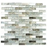 Mix Mozaik ploščice Crystal Mix XCM IL017 (29,8 x 30,4 cm, siva/črna, sijaj) Cene