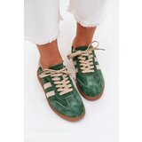 Boto Women's Suede Sneakers Green Sirella | shoptok.hr