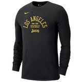 Nike Majice s kratkimi rokavi Nba Los Angeles Lakers Courtside Črna | Shoptok.si