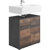 Furnova FMD Kopalniška omarica za umivalnik z 2 vrati matera starinsko temna, (21947044) | Shoptok.si
