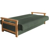P & B ZOFA S POSTELJNO FUNKCIJO, temno zelena tekstil | Shoptok.si