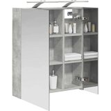  Kopalniška ogledalna omara Betonsko siva 60 x 14,5 x 70 cm, (5000233230) | Shoptok.si