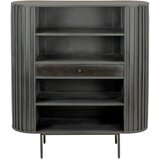 Livetastic STOJEČ REGAL 105/122/40 cm črna | Shoptok.si