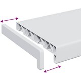  Prozorska klupčica Bijela 160 x 20 x 4,5 cm PVC | shoptok.hr