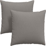  Jastučići za sofu 2 pcs Sivo-smeđa 80 x 80 cm tkanina | shoptok.hr