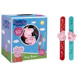 Peppa Pig Silikonska narukvica na kopčanje, 2/1 pak, Plava Cijene