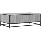  Stolić za kavu boja hrasta sonome 100x57x35 cm od drva i metala | Eponuda.ba