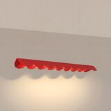 Thoro Crvena LED viseća svjetiljka aluminijska BISCUIT – | shoptok.hr