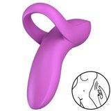 Satisfyer Naprstni vibrator Bold Lover vijoličen Cene