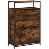Ormarić za cipele dimljeni hrast 75x34x112 cm konstruirano drvo | shoptok.hr