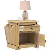 vidaXL Nočna omarica Corona 45x35x47,5 cm trdna borovina | Shoptok.si