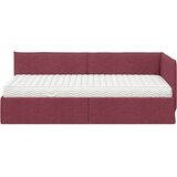  Kutni krevetni okvir s madracem 2 kom. Vinska crvena 80 x 200 cm | Shoptok.si