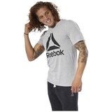 Reebok Majice s kratkimi rokavi Workout Supremium Siva | Shoptok.si