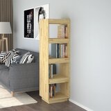 The Living Store Knjižna omara/pregrada 40x35x135 cm trdna borovina - Knjižna Omara, (21431563) Cene