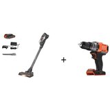Black & Decker Black&Decker akumulatorski štapni usisivač BHFEA18D1-QW + akumulatorska šrafilica BCD382XN-XJ | ePonuda.com