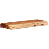 vidaXL Stenske police 2 kosa 40x20x3,5 cm masivni les akacija | Shoptok.si