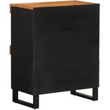  Bočni ormarić 60 x 33 x 75 cm od masivnog bagremovog drva | shoptok.hr