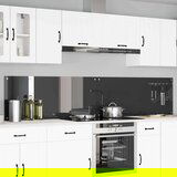 vidaXL Zaščita za kuhinjo 2 pcs Temno siva 120 x 50 cm kaljeno steklo Cene