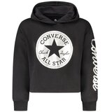 Converse Dječja Crna Hoodie s Patentnim Zatvaračem | shoptok.hr