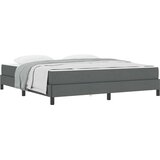 Krevet s opruga kutije Tamno siva 180 x 200 cm tkanina | shoptok.hr