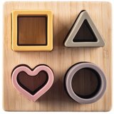 Zopa Silicone Bamboo Puzzle aktivnostna vstavljanka Multicolor 1 kos | Shoptok.si