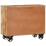  Komoda s 3 ladice 80 x 30 x 65 cm od masivnog grubog drva manga | Eponuda.com