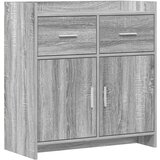 vidaXL Kreveta Siva Sonoma 75 x 36 x 80 cm Konstruirano drvo - Siva Sonoma | shoptok.hr
