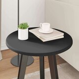 vidaXL Nepremična površina Črna 40 x 40 x 1.5 cm Konstruiran les | Shoptok.si
