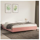  Okvir Za krevet ružičasti 200x200 cm baršunasti | shoptok.hr