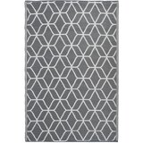 Esschert Design Zunanja preproga 180x121 cm siva in bela OC25 Cene