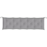  Jastuk za vrtnu klupu sivi 180 x 50 x 7 cm od tkanine Oxford | shoptok.hr