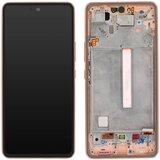 Samsung Original A53 5G Peach zaslon s steklom na dotik, servisni paket - Rose Gold, (21208376) Cene