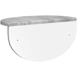  Polica na zidu Betonski sivi 38 x 19 x 19 cm Konstruirano drvo | shoptok.hr