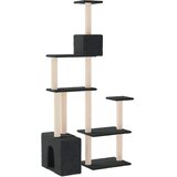  Mačje drvo s sisalnim postoljima za grebanje Tamnosiva 177,5 cm | shoptok.hr