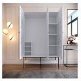 Hanah home ormar Martin 3 White Black Gold Cene
