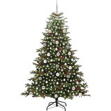 vidaXL Umestno božično drevo Zelena 180 cm PVC, kovina in plastika | Shoptok.si