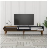 Hanah home milan alt walnut anthracite polica za tv