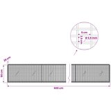  Gabion s žicom debljine 3,5 mm i mrežom 5x2,5 cm 600x20x50 cm | shoptok.hr