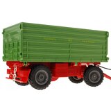  Traktor s prikolicom na daljinsko upravljanje u mjerilu 1:28 - crveno/zeleni | shoptok.hr